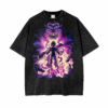 Vegeta Dragonball Acid Wash Oversize T-Shirt