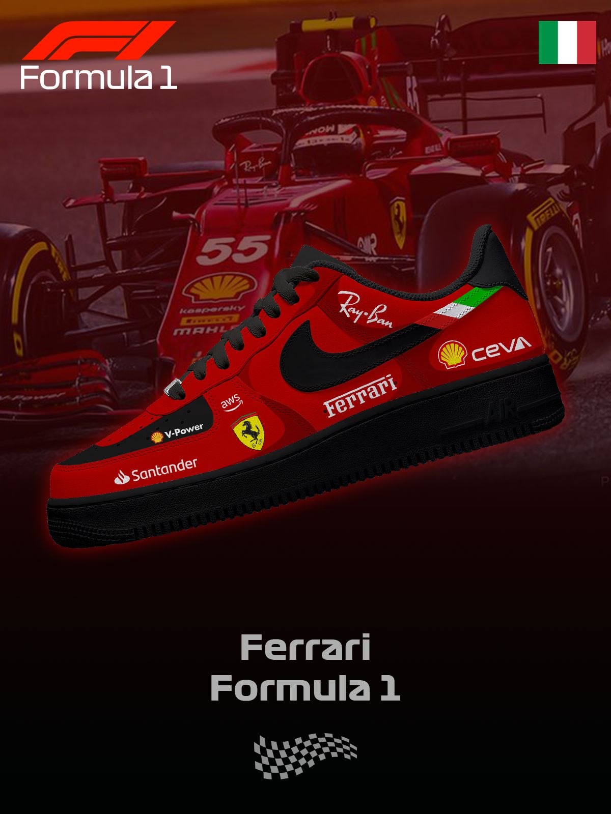 Custom SFR F.1 V.1 Sneakers