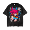 Goku Dragonball Super Oversize Snow Washed T-Shirt