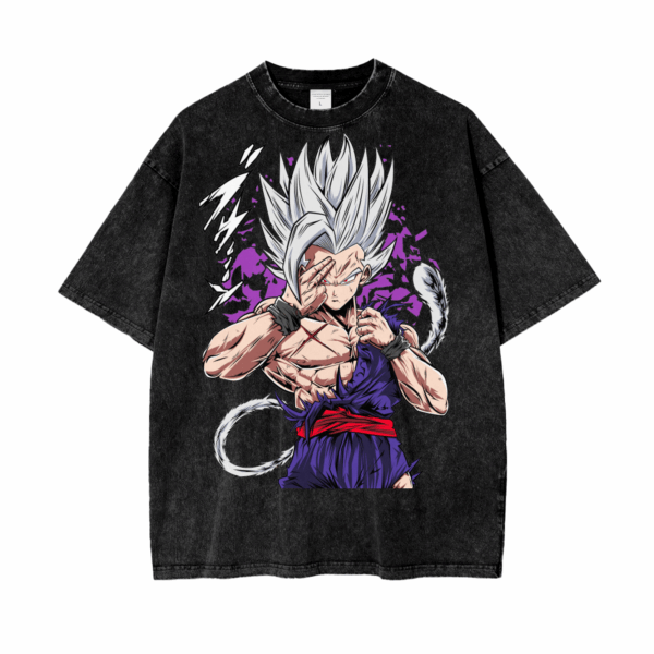Gohan Beast Dragonball Super Oversize Snow Washed T-Shirt