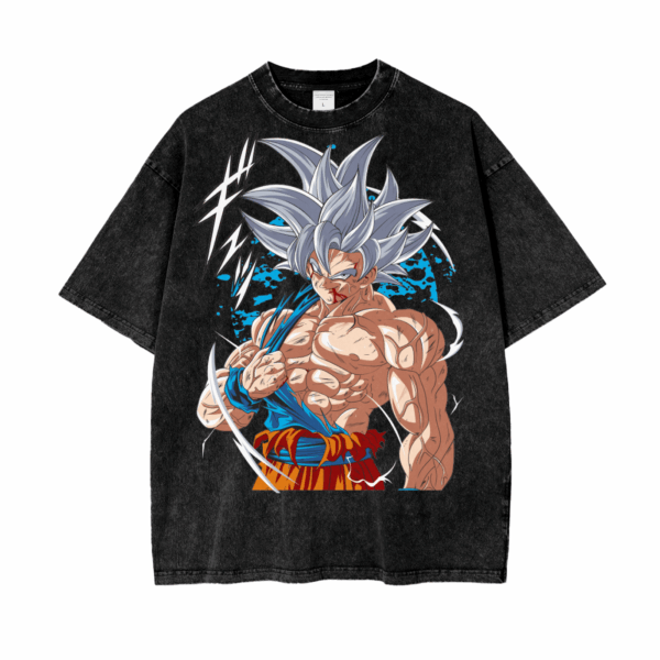 Goku Dragonball Super Oversize Snow Washed T-Shirt