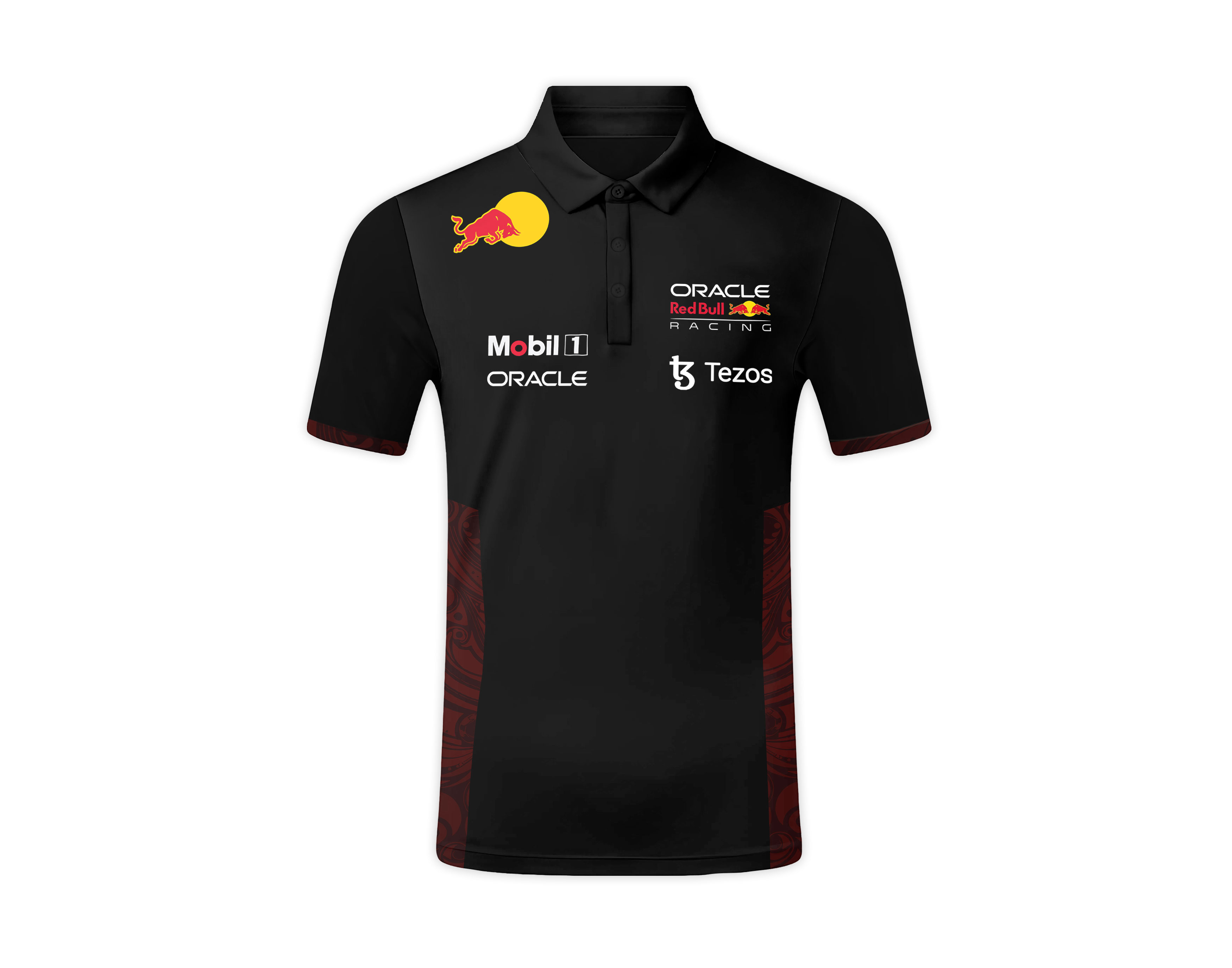 Streetwear Polo Tee with Red Bull Racing F1 Logo