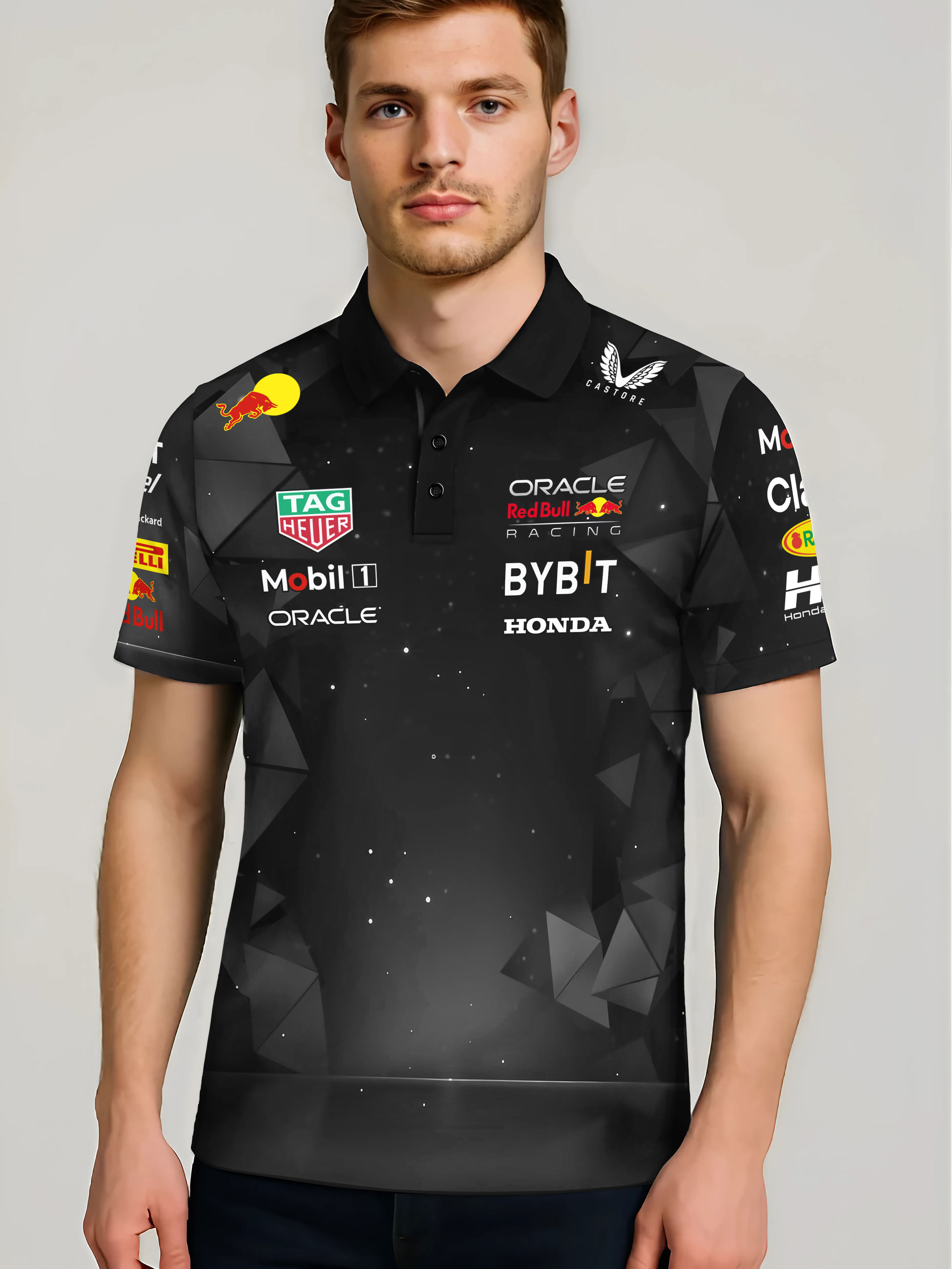 Red Bull Polo Shirt for Fans of Formula 1 and Racing