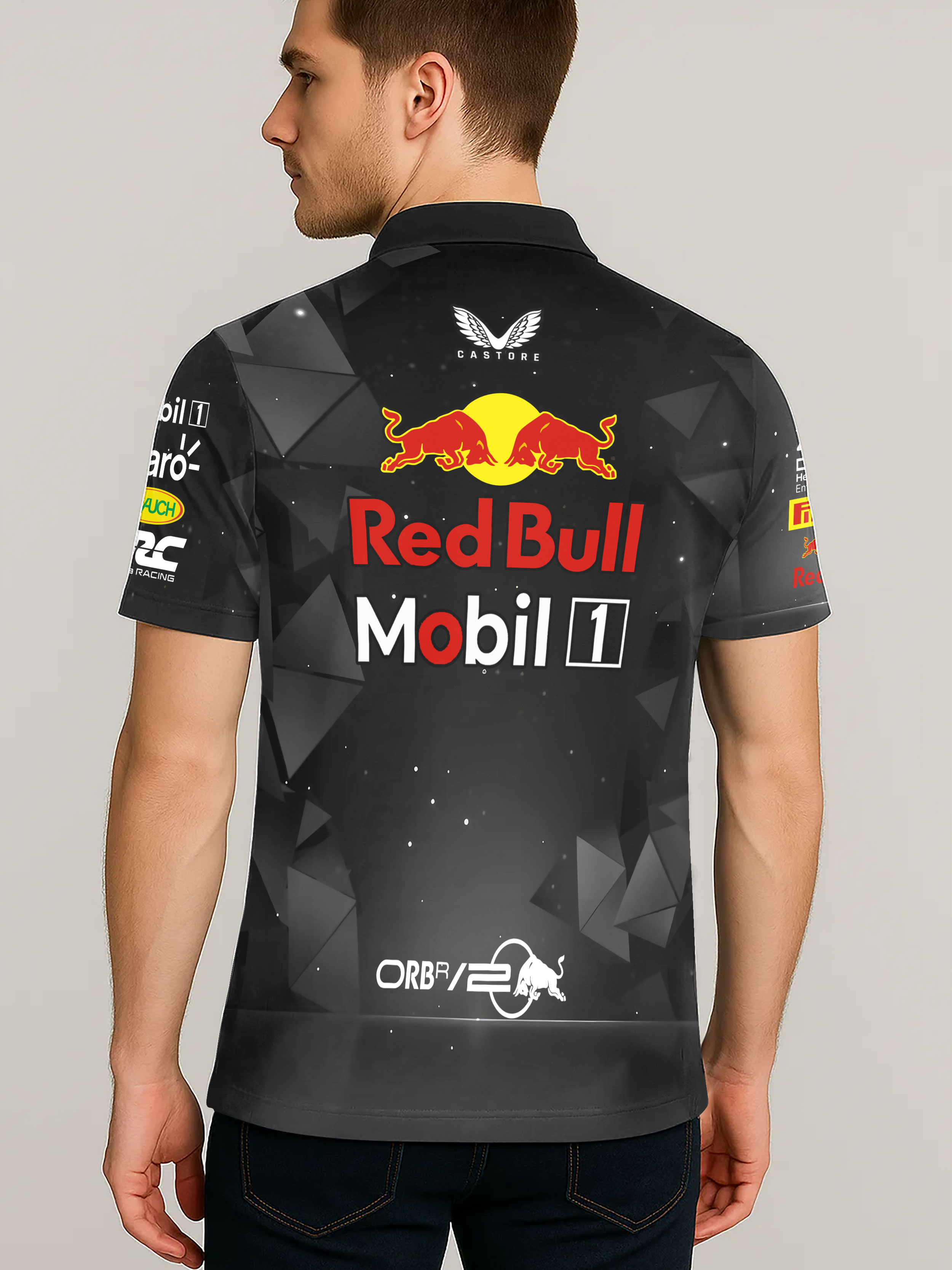 Polo Shirt Inspired by Red Bull Racing Formula Team